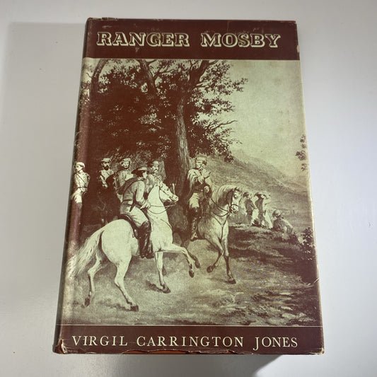 American Historical Fict. Ranger Mosby Virgil Carrington Jones 1st Ed 2nd Print