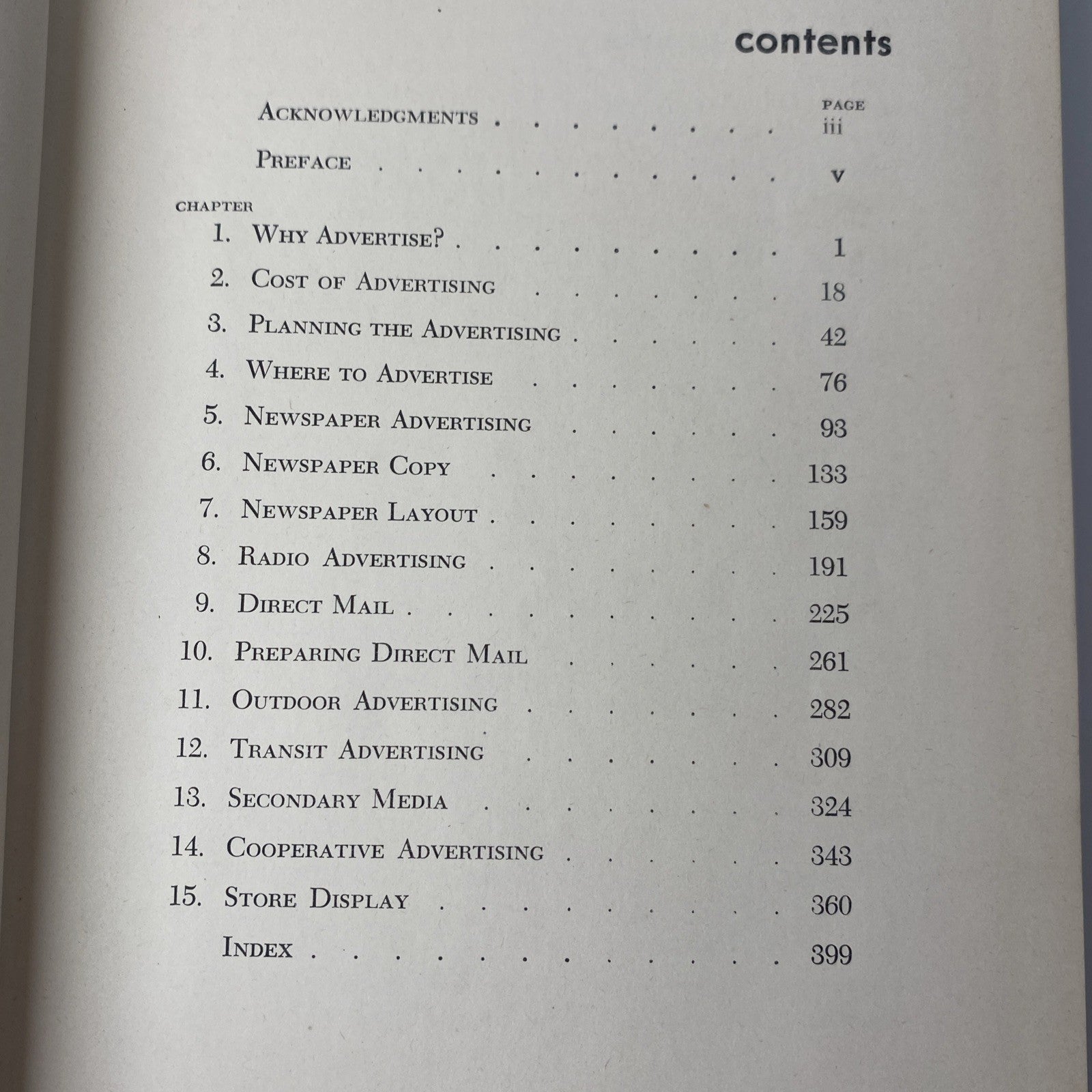 Vintage 50s Business Textbook. Retail Advertising for the Small Store. 1st Print