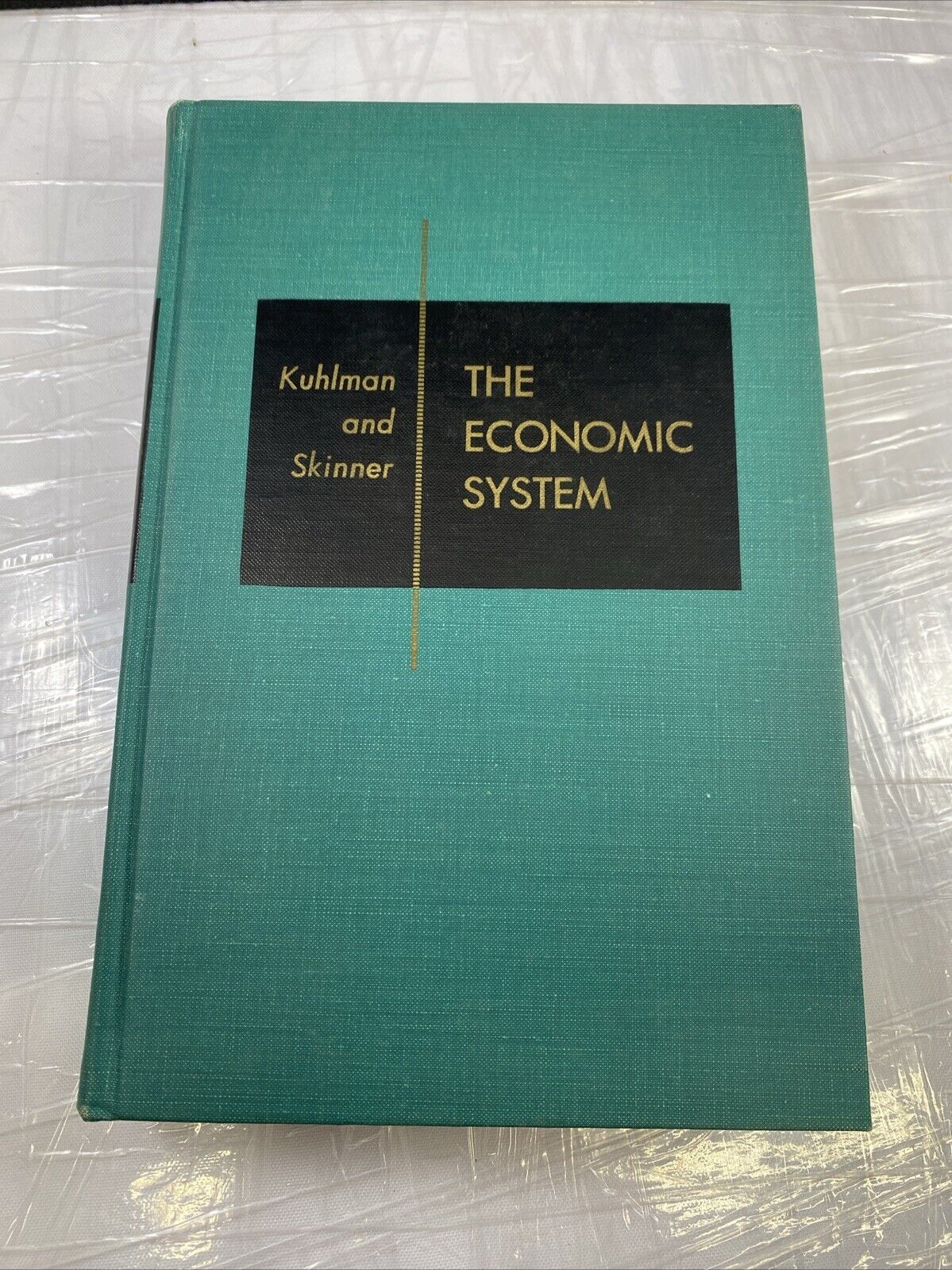 Vintage 60s Rare College Textbook. The Economic System Khulman & Skinner RARE