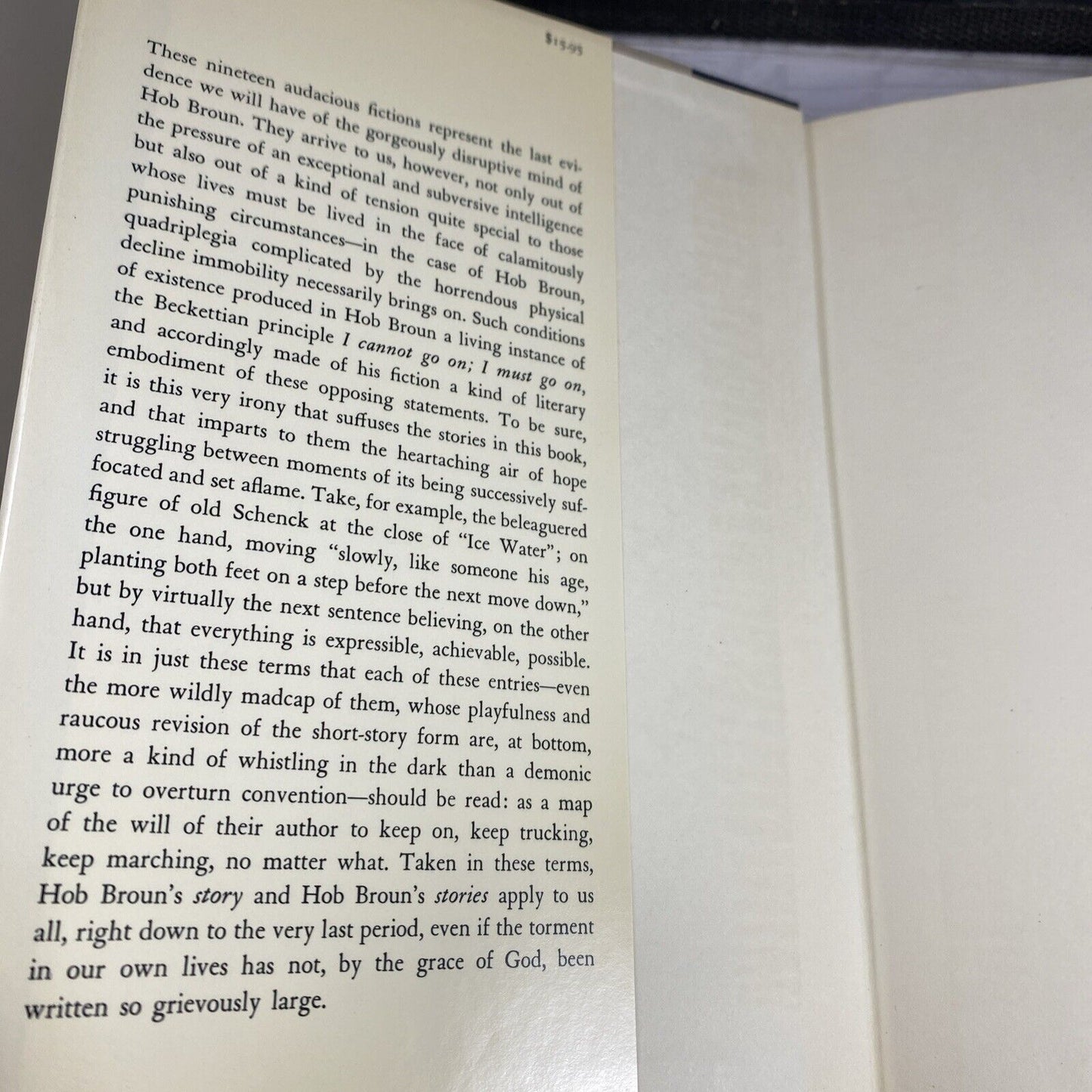 Cardinal Numbers - Hardcover, by Broun Hob - Good First Edition Short Stories