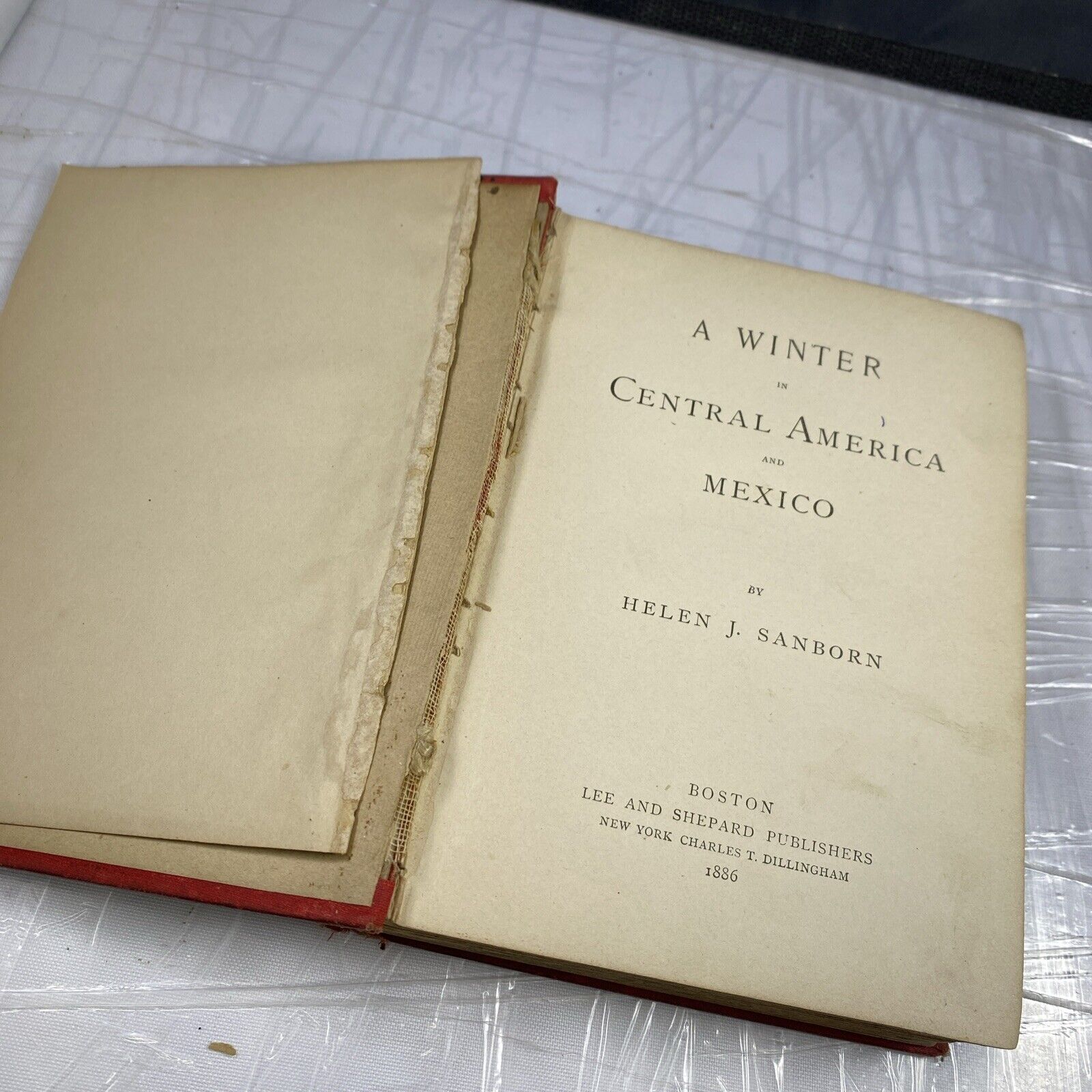 A Winter in Central America and Mexico 1886 Helen J. Sanborn ~ Travel Narrative