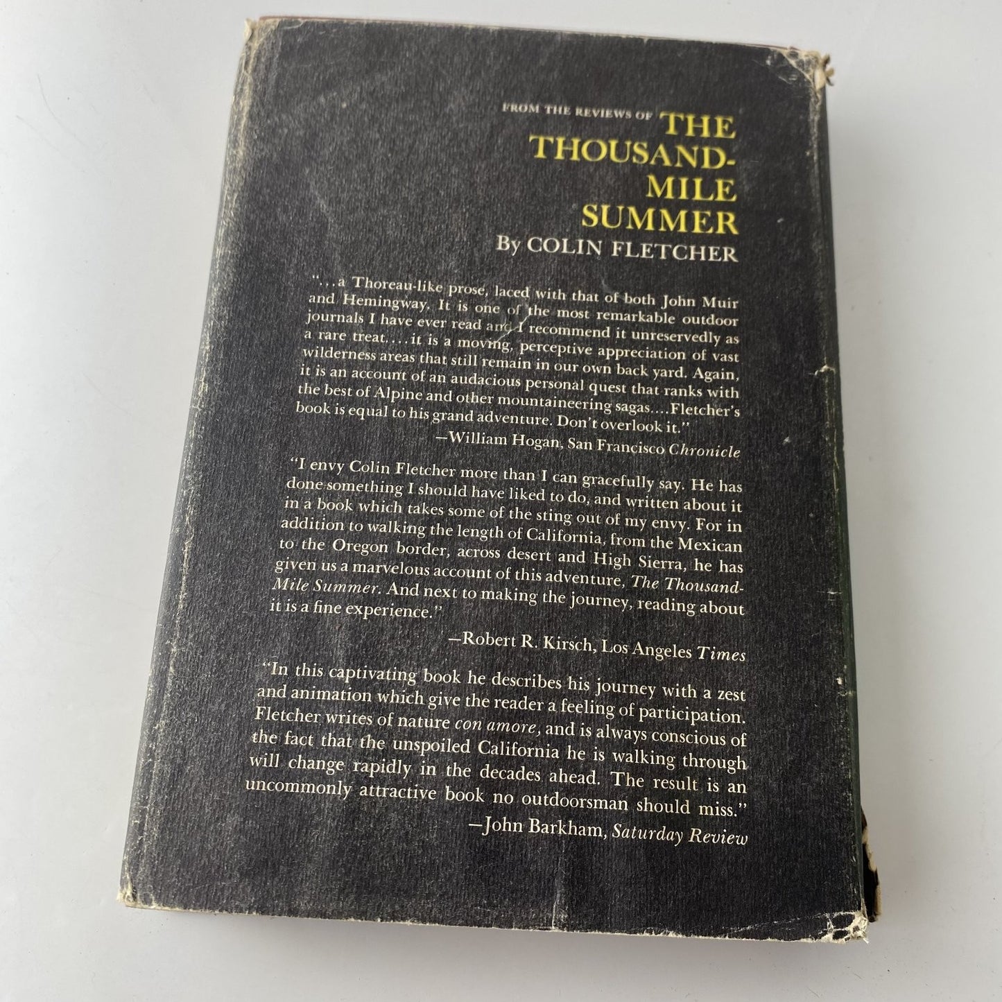 The Man Who Walked Through Time Colin Fletcher 1968 Third Printing Adventure