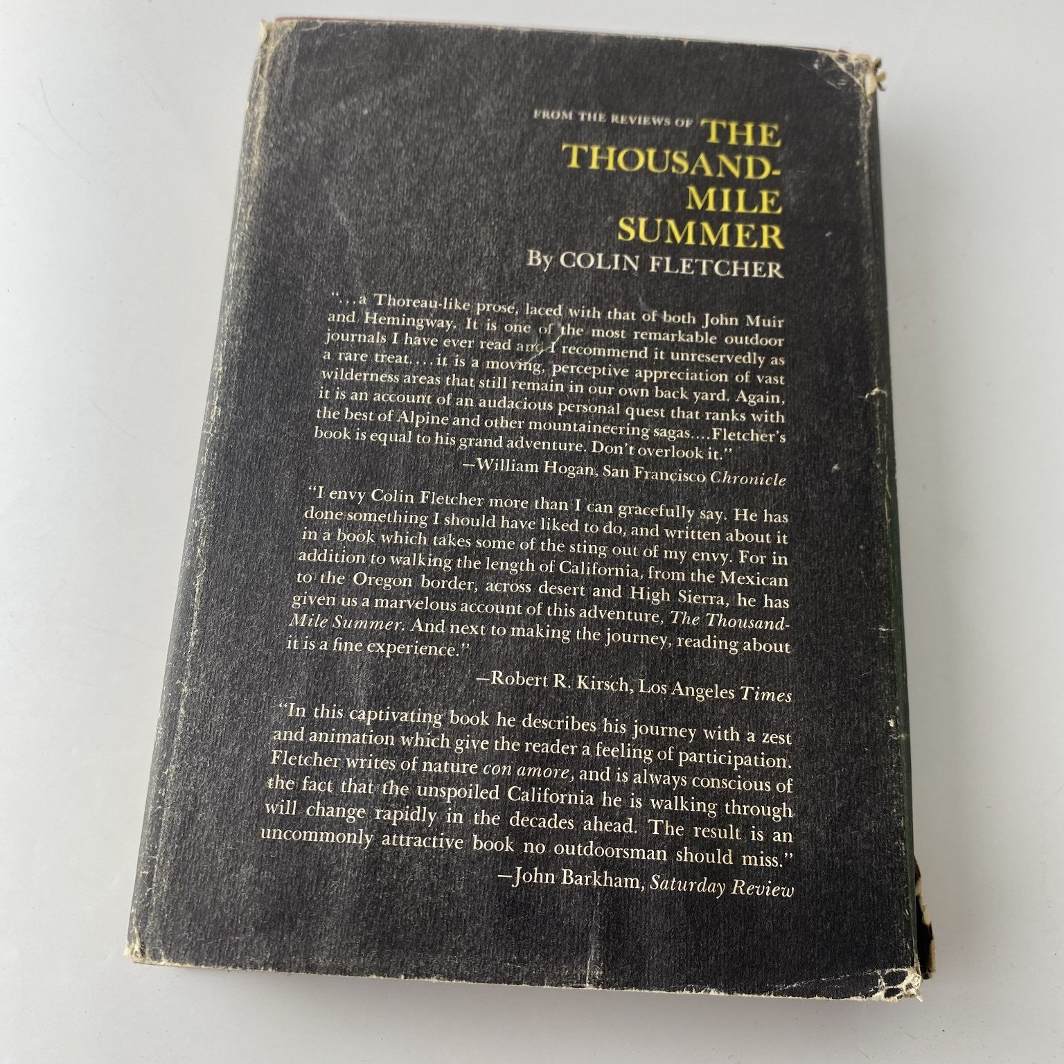 The Man Who Walked Through Time Colin Fletcher 1968 Third Printing Adventure