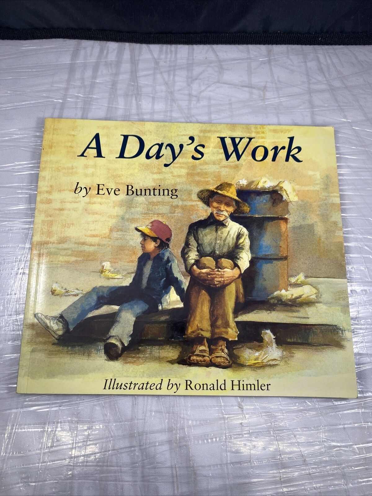 A Day's Work Illustrated Kids Book Eve Bunting Ronald Hunker Paperback