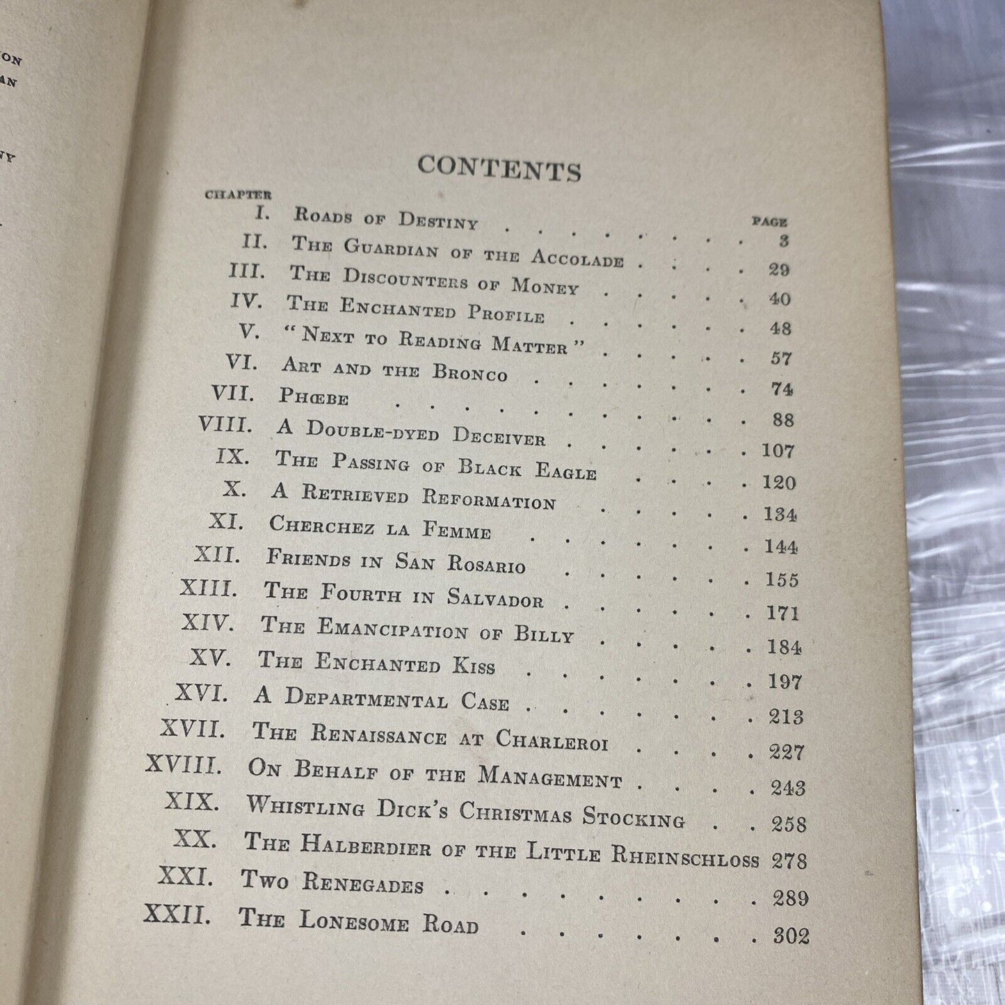 Roads Of Destiny O Henry Stories Authorized Edition Antique Vintage Book 1905