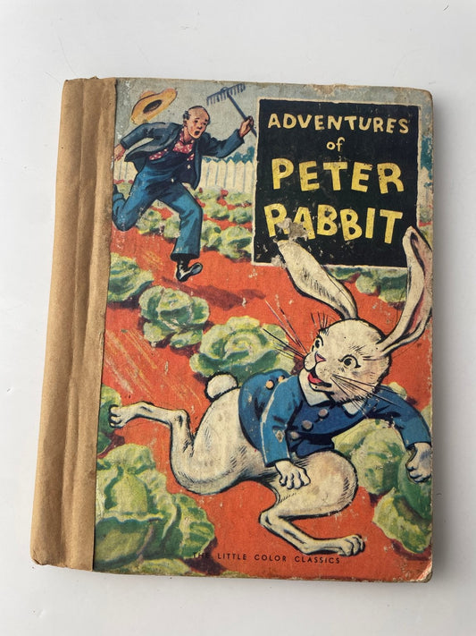 Adventures of Peter Rabbit McLoughlin Bros 1939 Little Color Classics