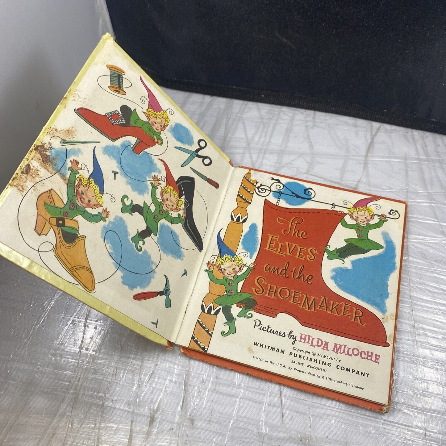 Picture Books 1940s-60s Rand McNally Junior Elf Book Whitman Small Vintage Kids