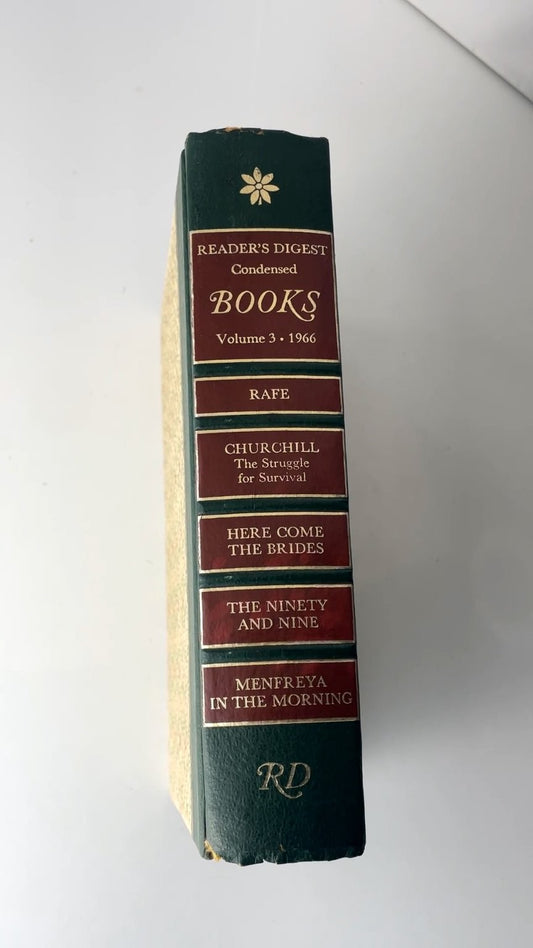 Reader's Digest Condensed Books Volume 3 1966 First Edition Multi-Author