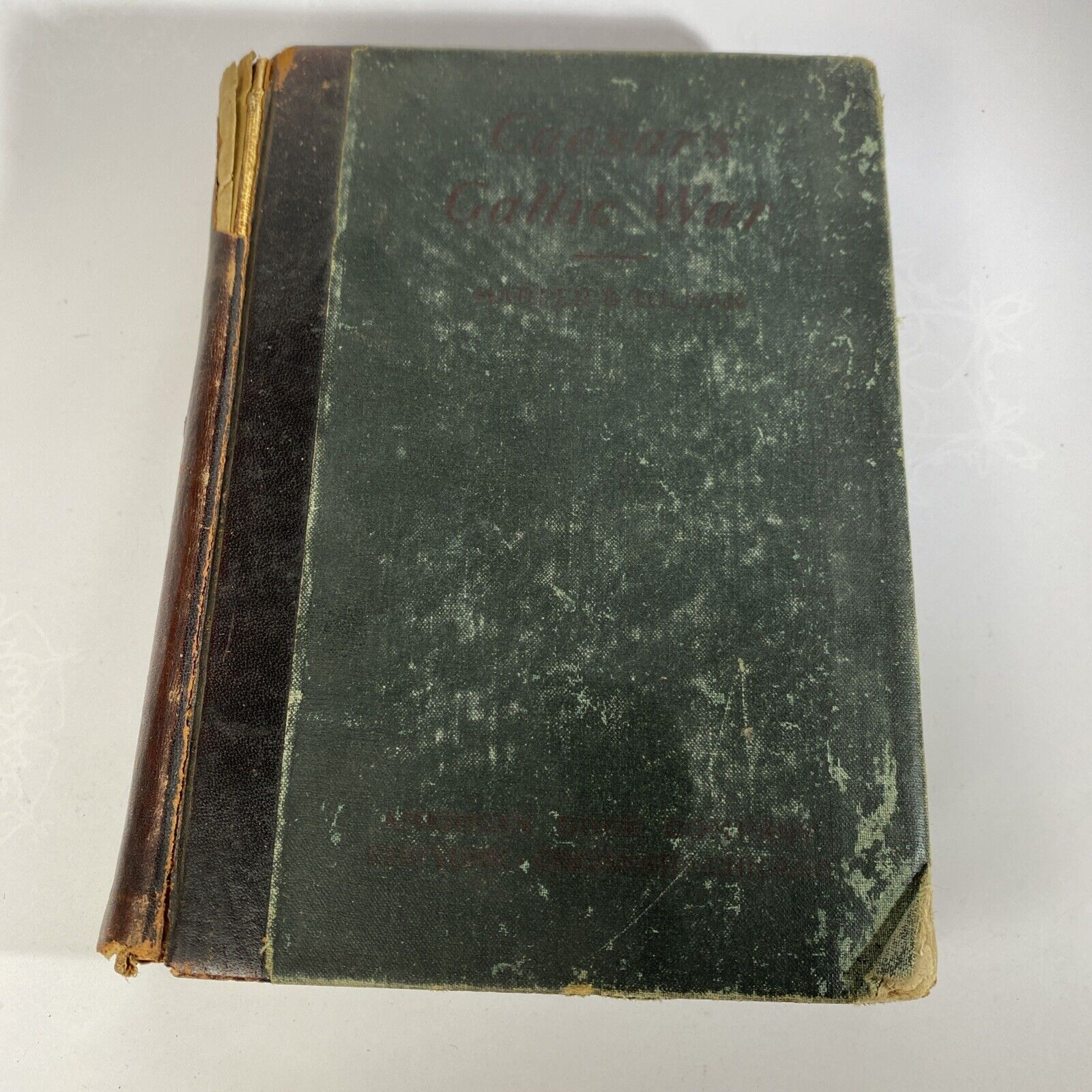 Eight Books of Caesar's Gallic War William Harper Herbert Tolman 1891 Hardcover