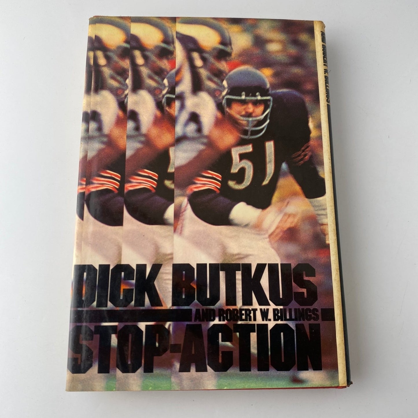 Stop-Action Dick Butkus 1972 First Edition Football Biography Dutton sports