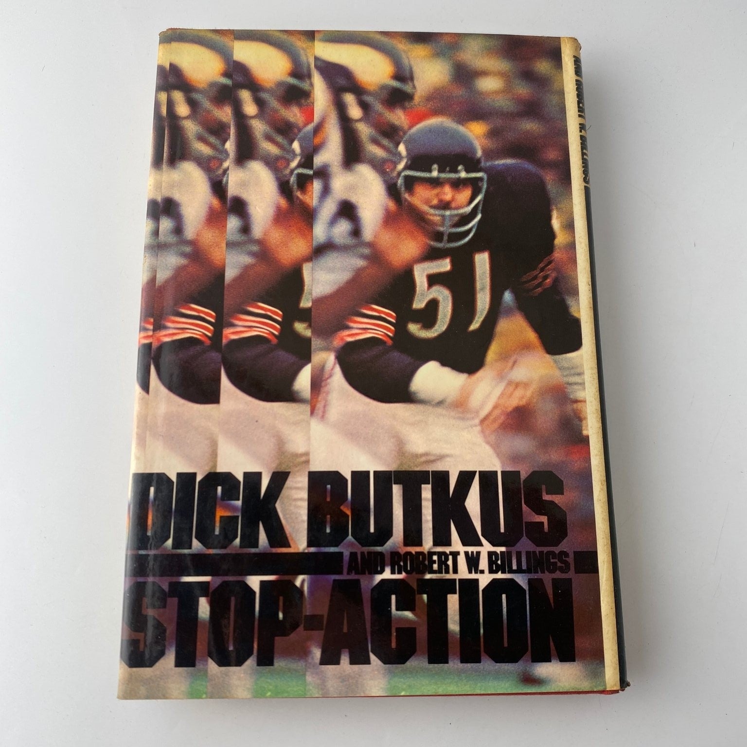 Stop-Action Dick Butkus 1972 First Edition Football Biography Dutton sports