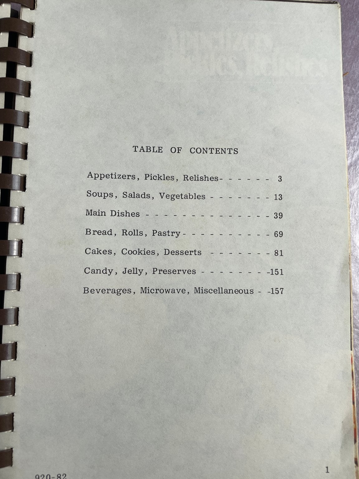 What's Cooking in Bakersville 1982 Community Cookbook Fire Auxiliary