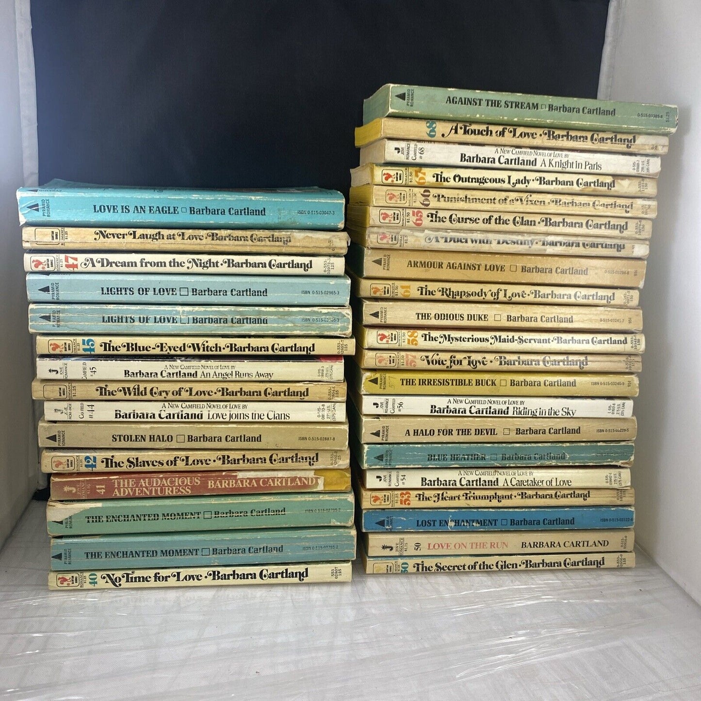 lot Of 160 Barbara Cartland Vintage Romance Paperback Book 50s 60s 70s 80s Novel