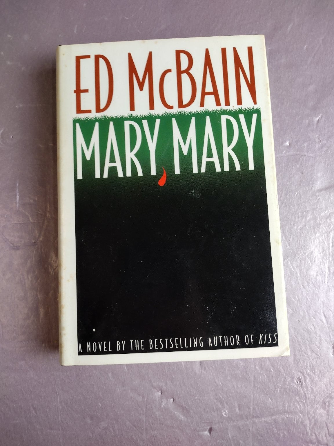 Mary Mary Ed McBain 1992 First Edition Hardcover Mystery Thriller Warner Books