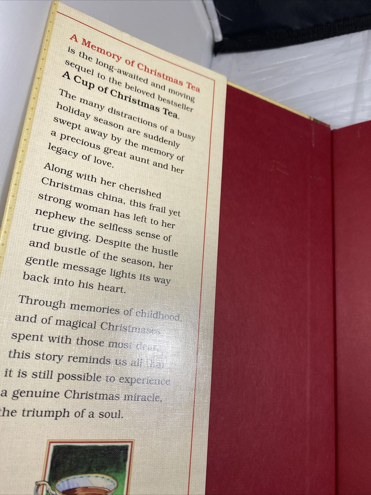 A Memory of Christmas Tea Book Tom Hegg Hardcover NEW Christian Christmas Book