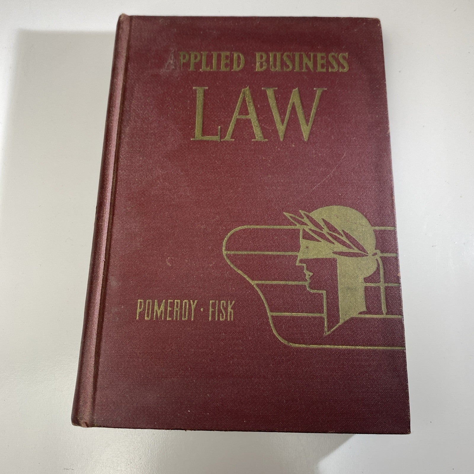 Applied Business Law By Pomeroy & Fisk 1944 Good Condition Vintage Textbook See