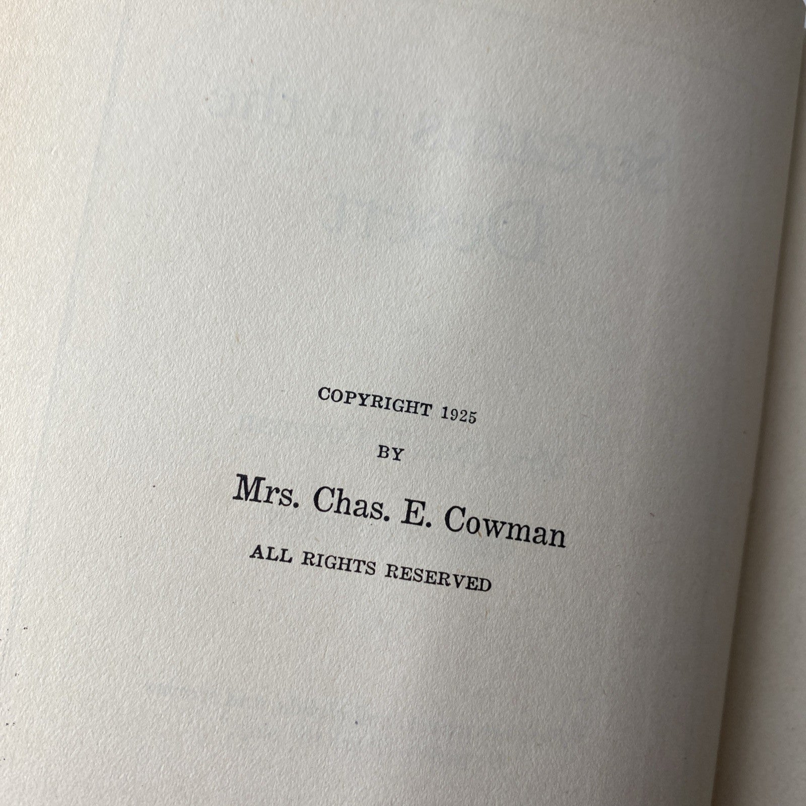 Streams In The Desert By Mrs. Chas E. Cowman Hardcover Book 1925 Christianity