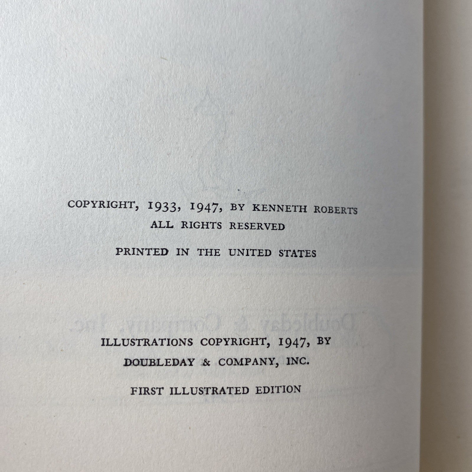 Rabble in Arms by Kenneth Roberts 1947 Book Club Edition Hardcover Early America