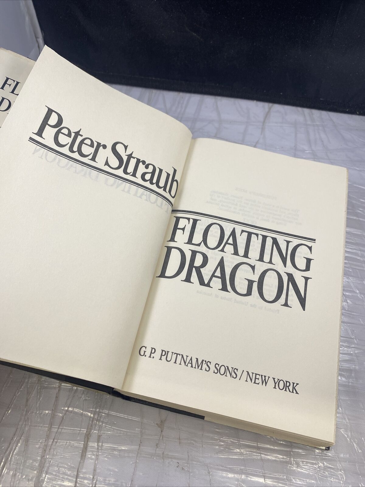 Floating Dragon Peter Straub Book Club Ed. Hardcover Dust Jacket 80s Vintage