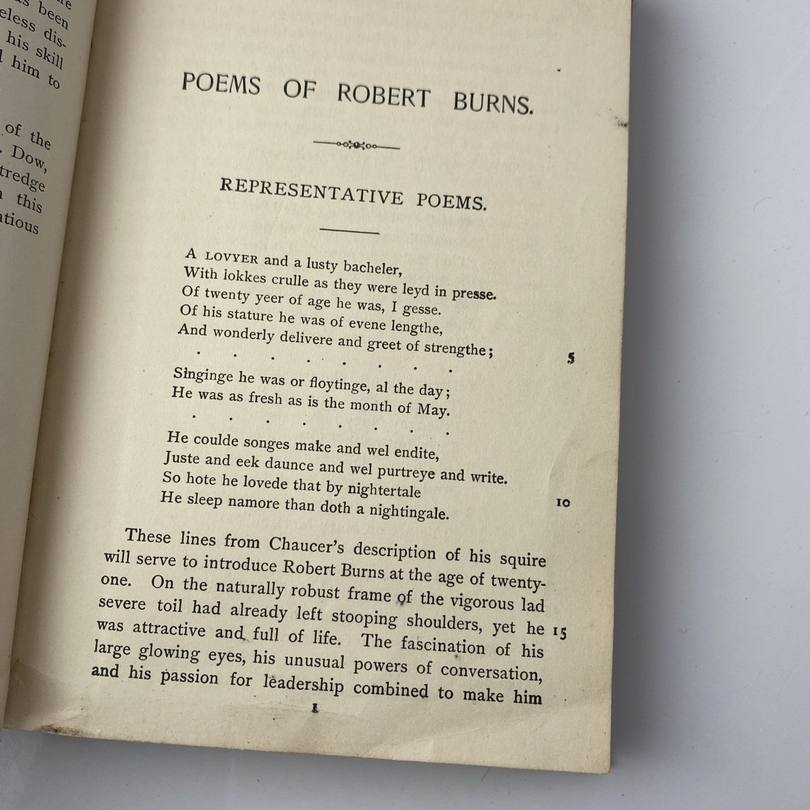 Antique 1897 Representative Poems With Carlyles Essay Hardcover Book Red Small