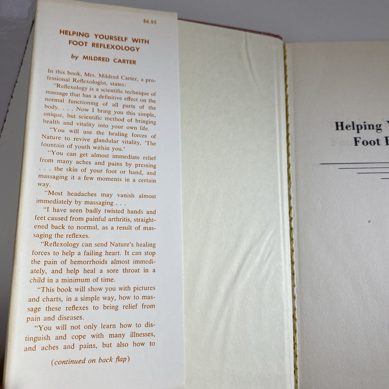 Helping Yourself With Foot Reflexology by Mildred Carter Parker Publishing 1969