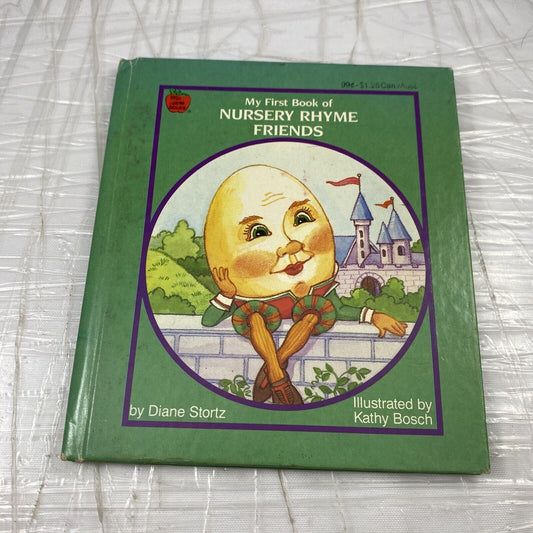 My First Book of Nursery Rhyme Friends by Diane Stortz (HC, 1993) Vintage Kids