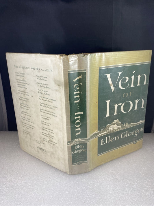 Vein Of Iron by Ellen Glasgow (1935, Hardcover) Vintage 30s Novel Ex Libris