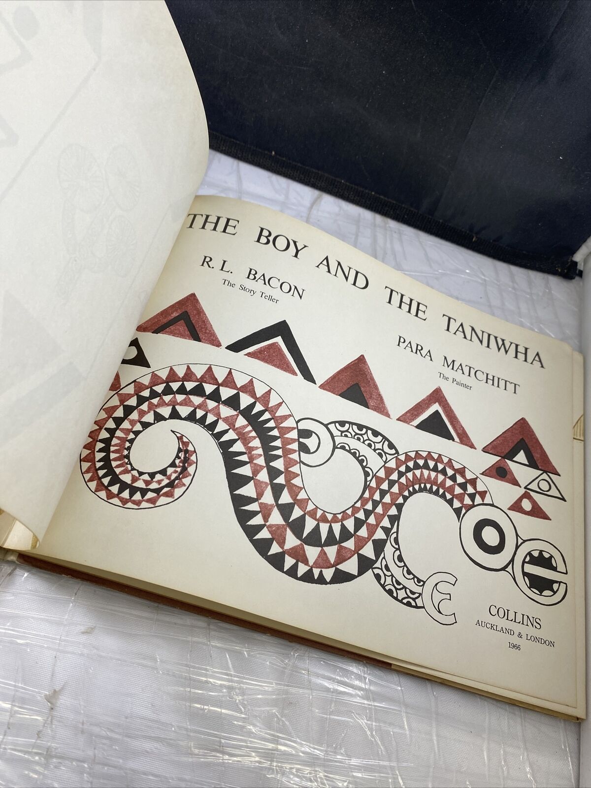 The Boy And The Taniwha (R. L. Bacon - 1966 Vintage 60s Children’s Book Good