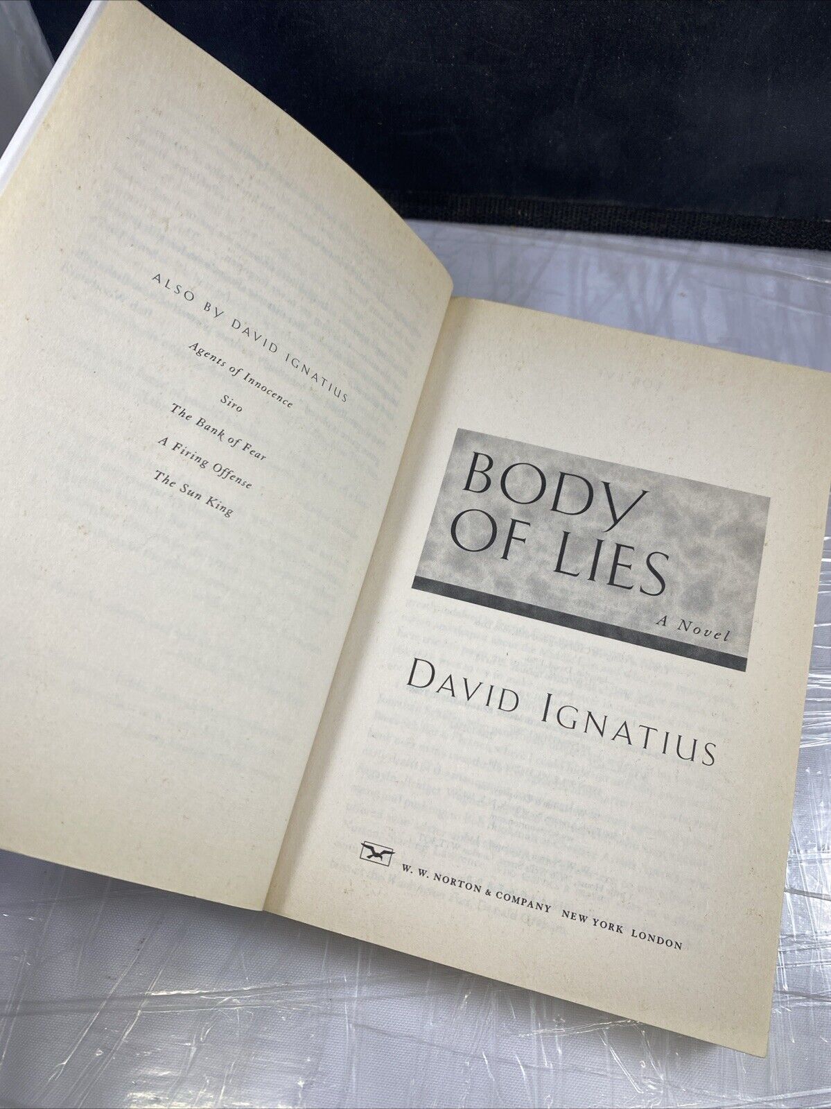 Body of Lies by Ignatius, David Fiction Paperback Very Good Movie Edition.