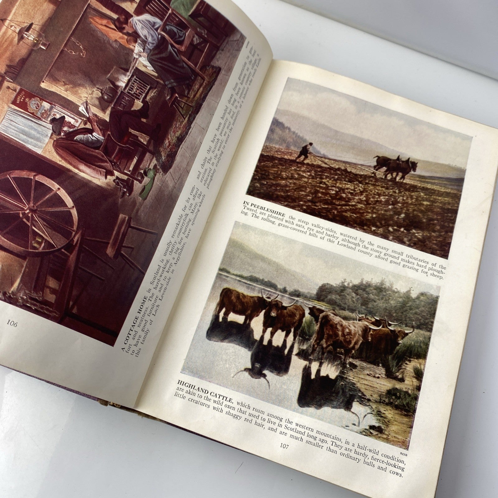 Lands And Peoples Vol 1 British Isle And West Europe Grolier Vintage 1963 Rough