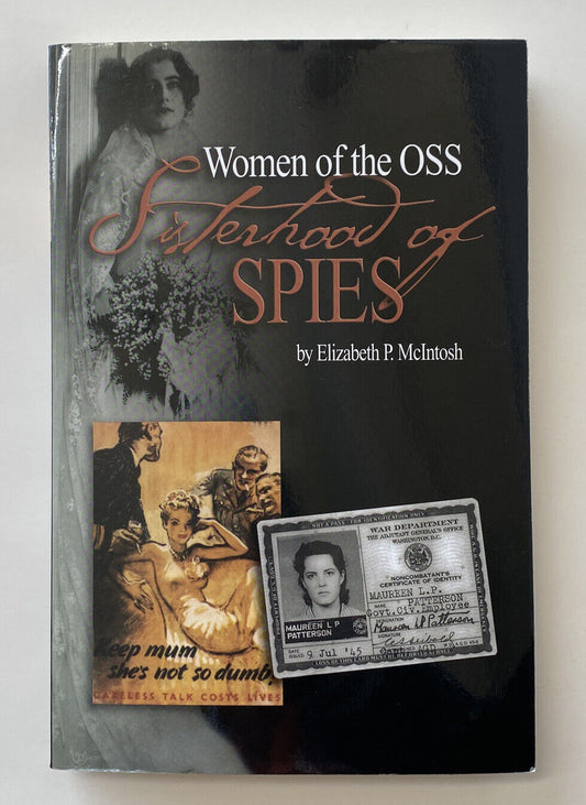 Sisterhood of Spies by Elizabeth P. McIntosh (1998, Trade Paperback)