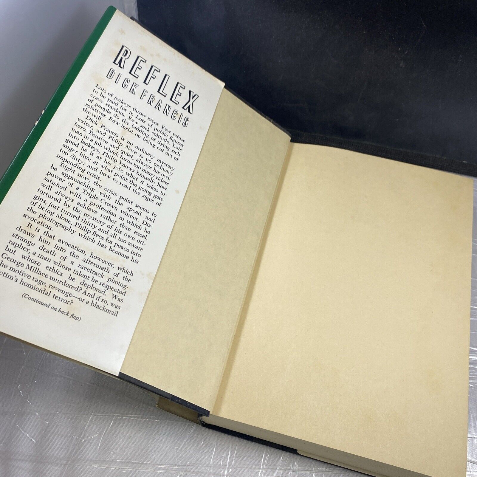 Reflex - a novel by Dick Francis Good BCE, See Pics.