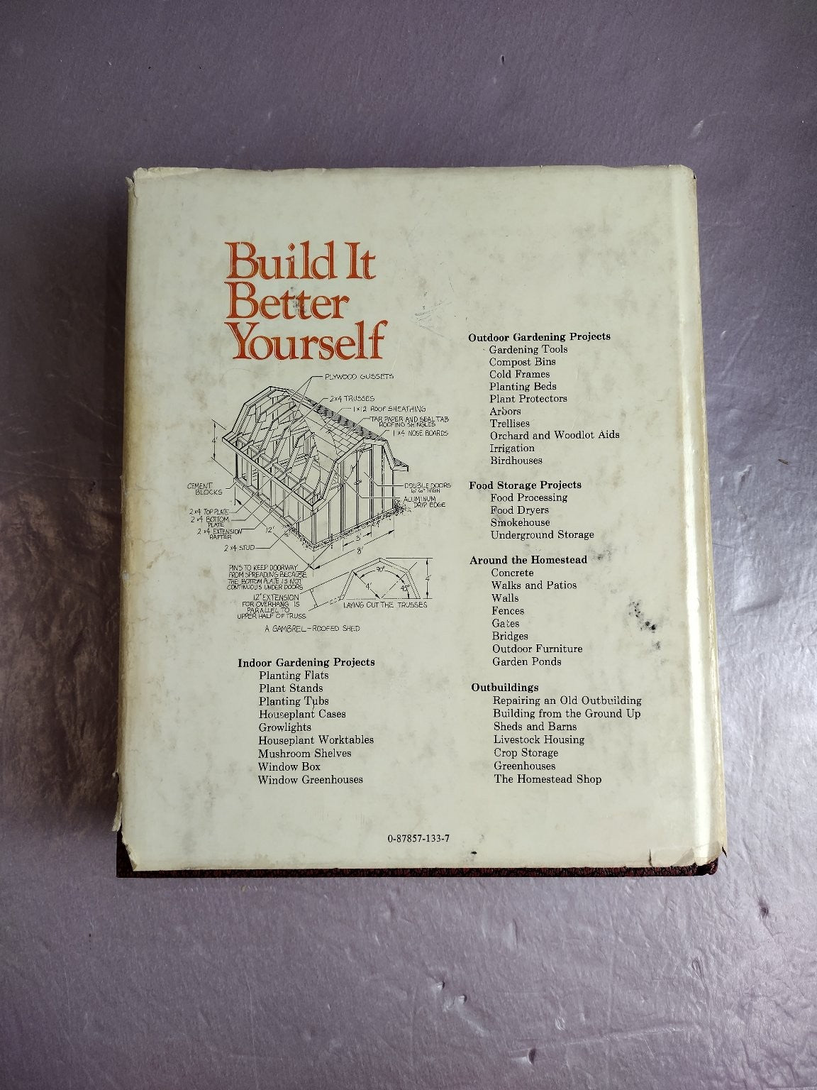 Build It Better Yourself Organic Gardening & Farming 1977 DIY Homestead Rodale