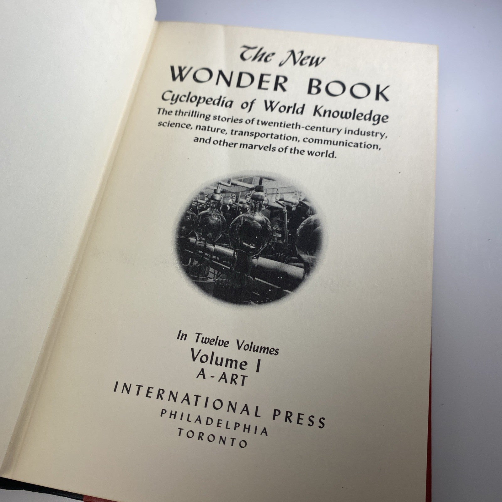 The New Wonder Book Cyclopedia Of World Knowledge Vol. 1 A- Art (1953 Paperback)