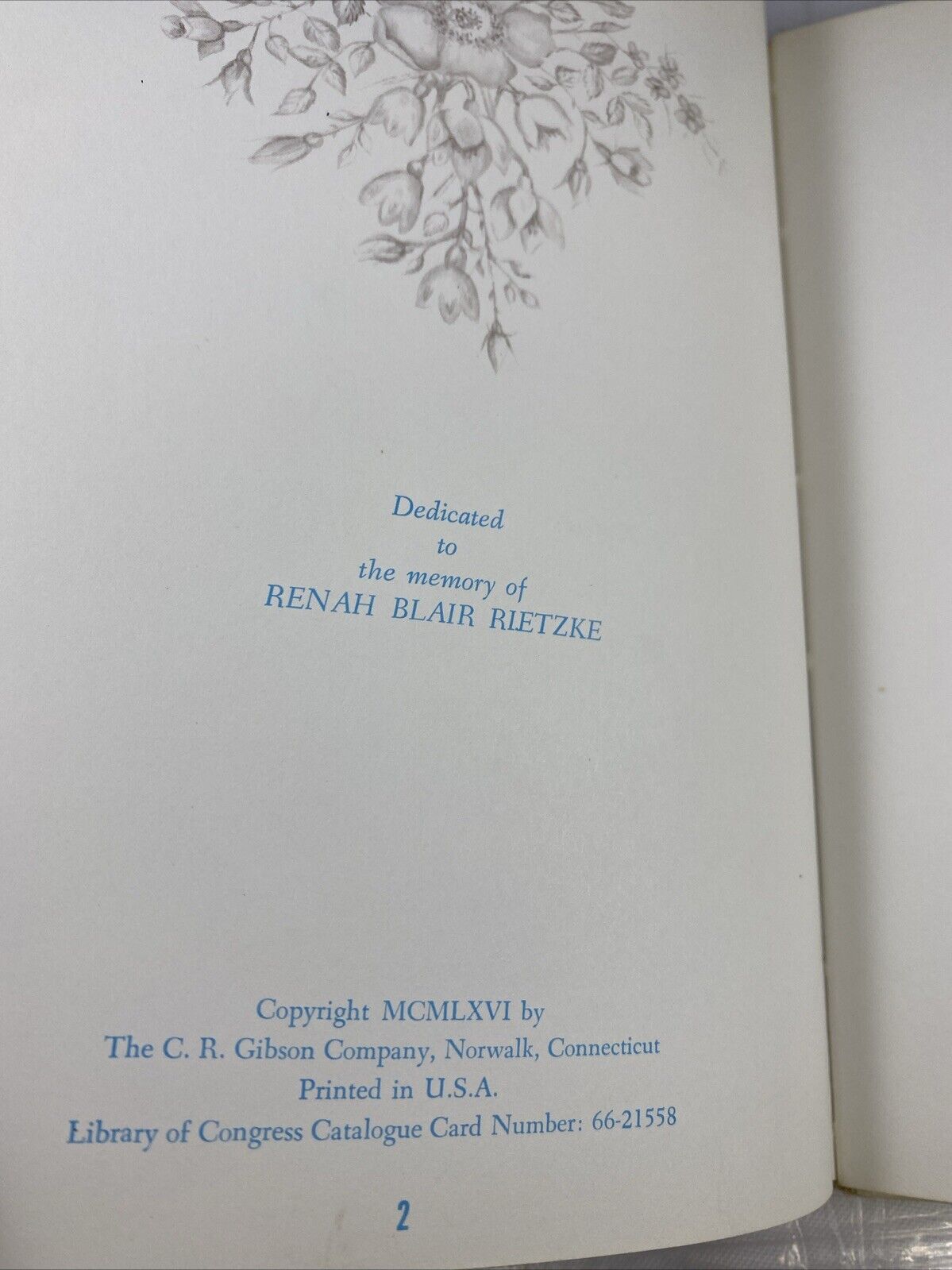 ILLUSTRATED Garden of Hope By Audrey McDaniel Inspirational Verses 1966