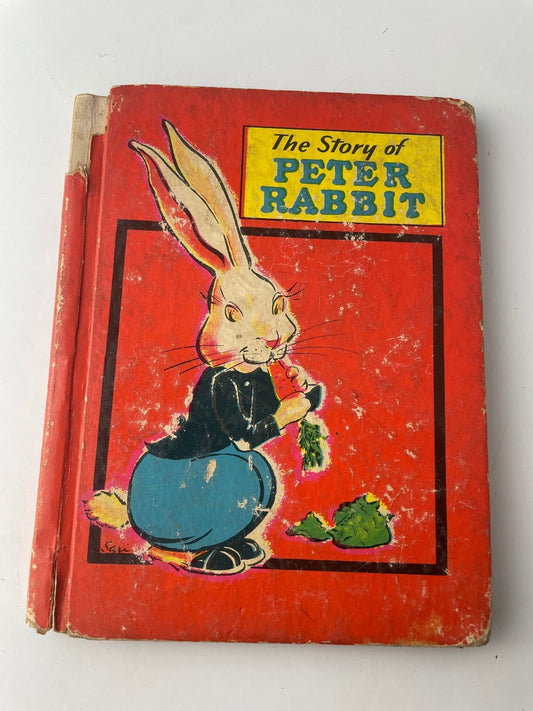 The Story of Peter Rabbit McLoughlin Bros 1938 Vintage Children's Book