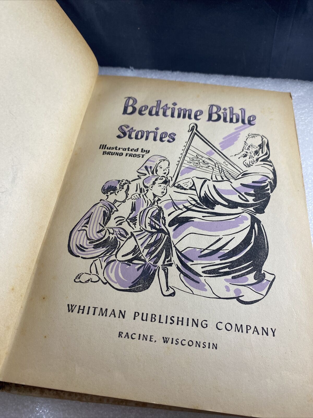 Bedtime Bible Stories Hardcover Book 1955