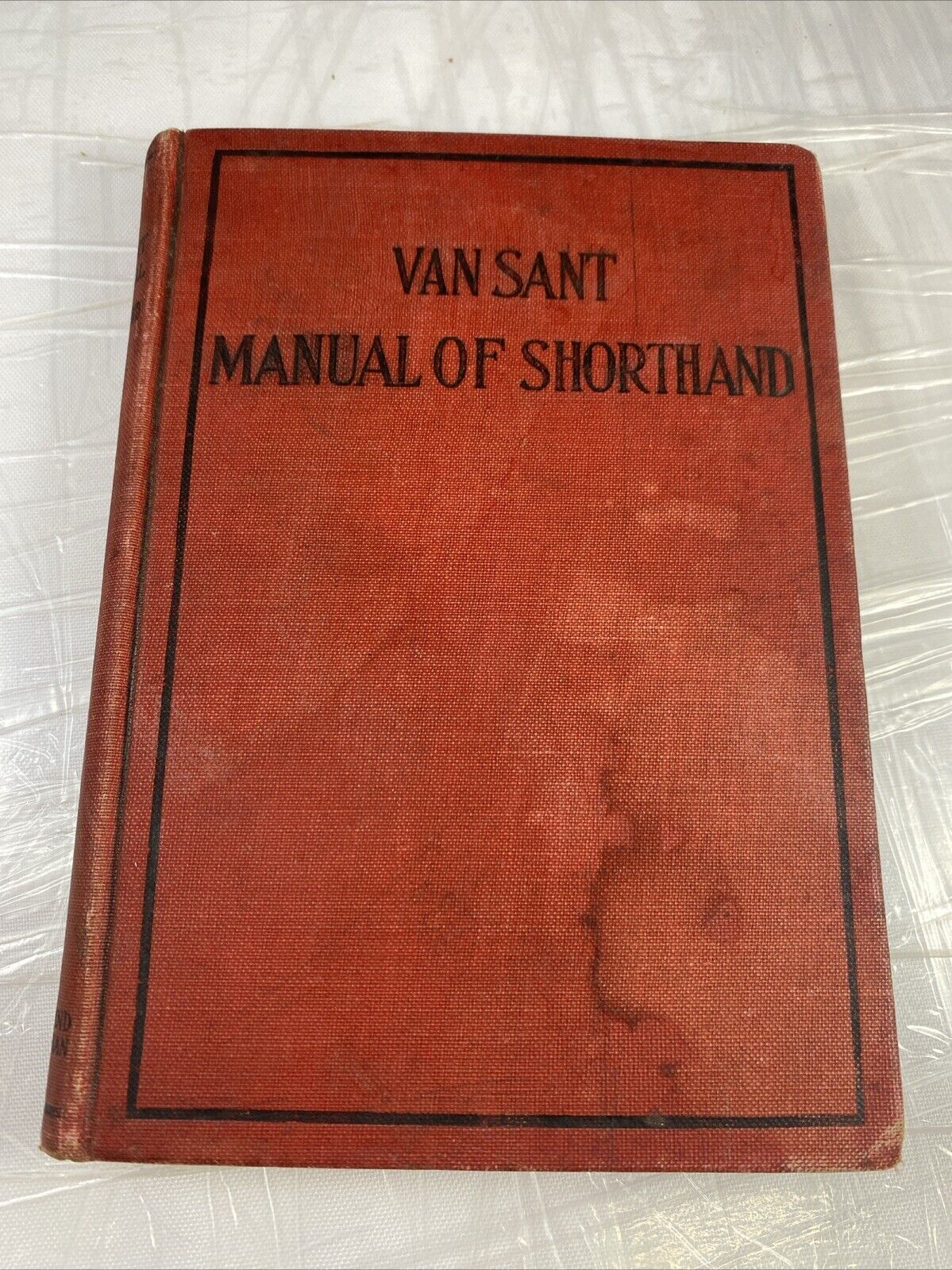 Van Sant Manual of Shorthand Munson System Phonography Antique Writing Handbook