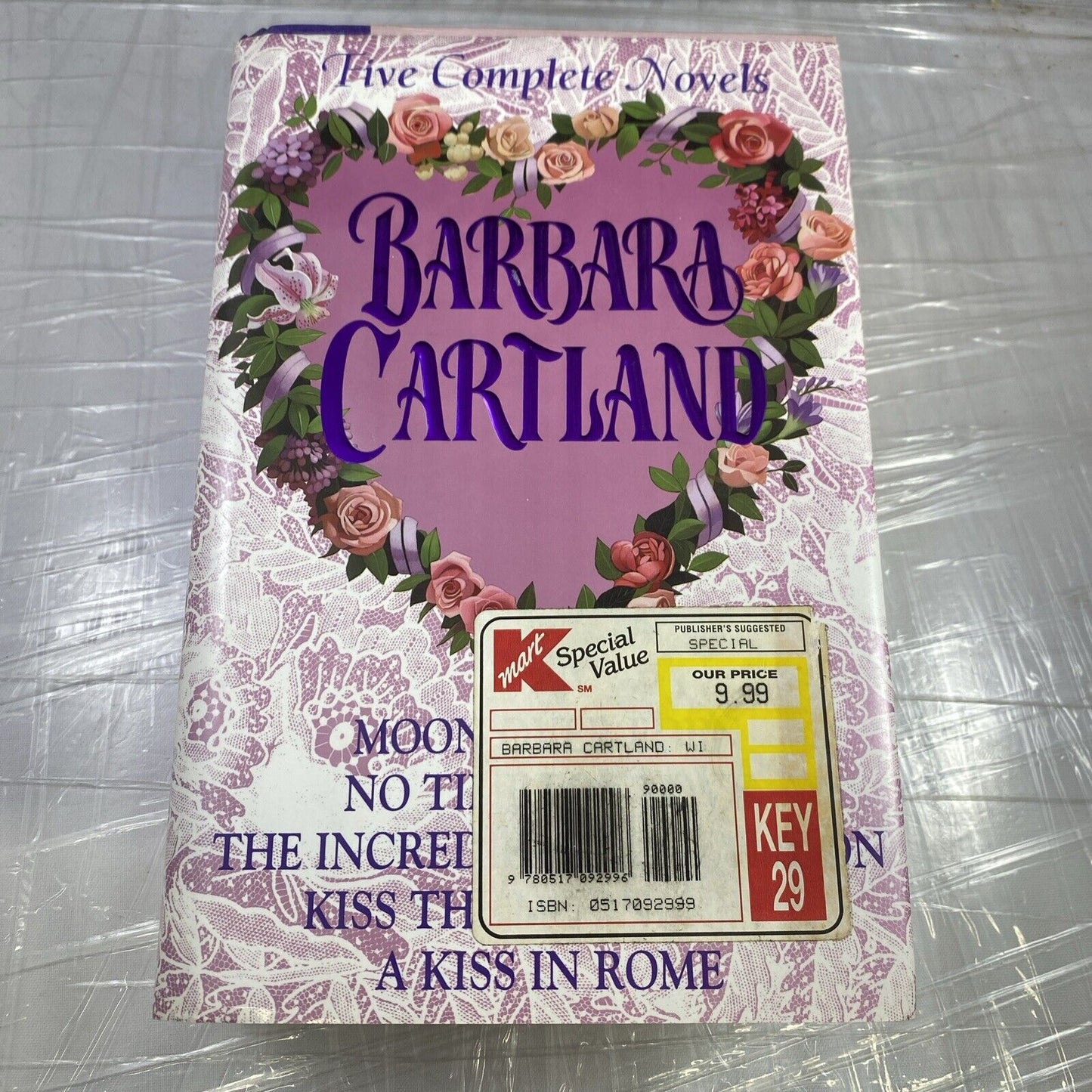 Barbara Cartland : Five Complete Novels (Moon over Eden, No Time for Love - GOOD