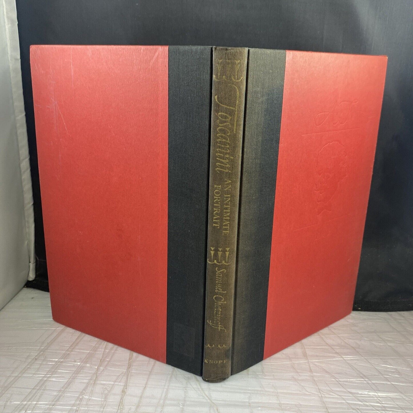 Toscanini: An Intimate Portrait by Chotzinoff Vintage 50s Red/black Book Good