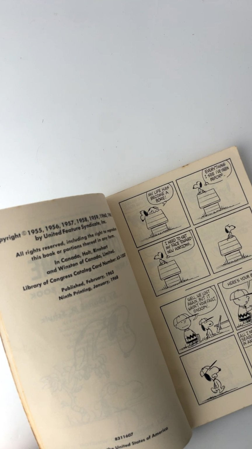 Snoopy, Come Home by Charles M. Schulz 1968 Peanuts Illustrated Book
