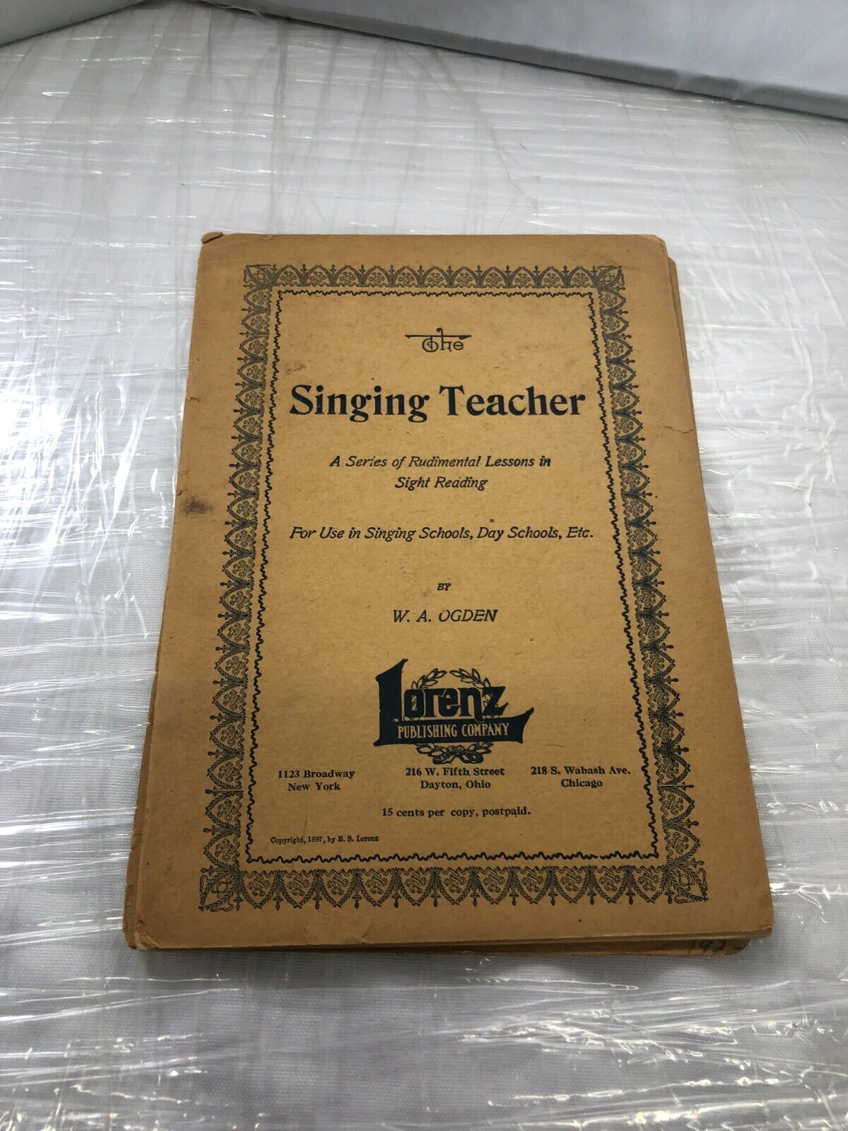 The Music Hour One Book Course Silver Burdett 1932 AND 1897 Singing lessons pamp