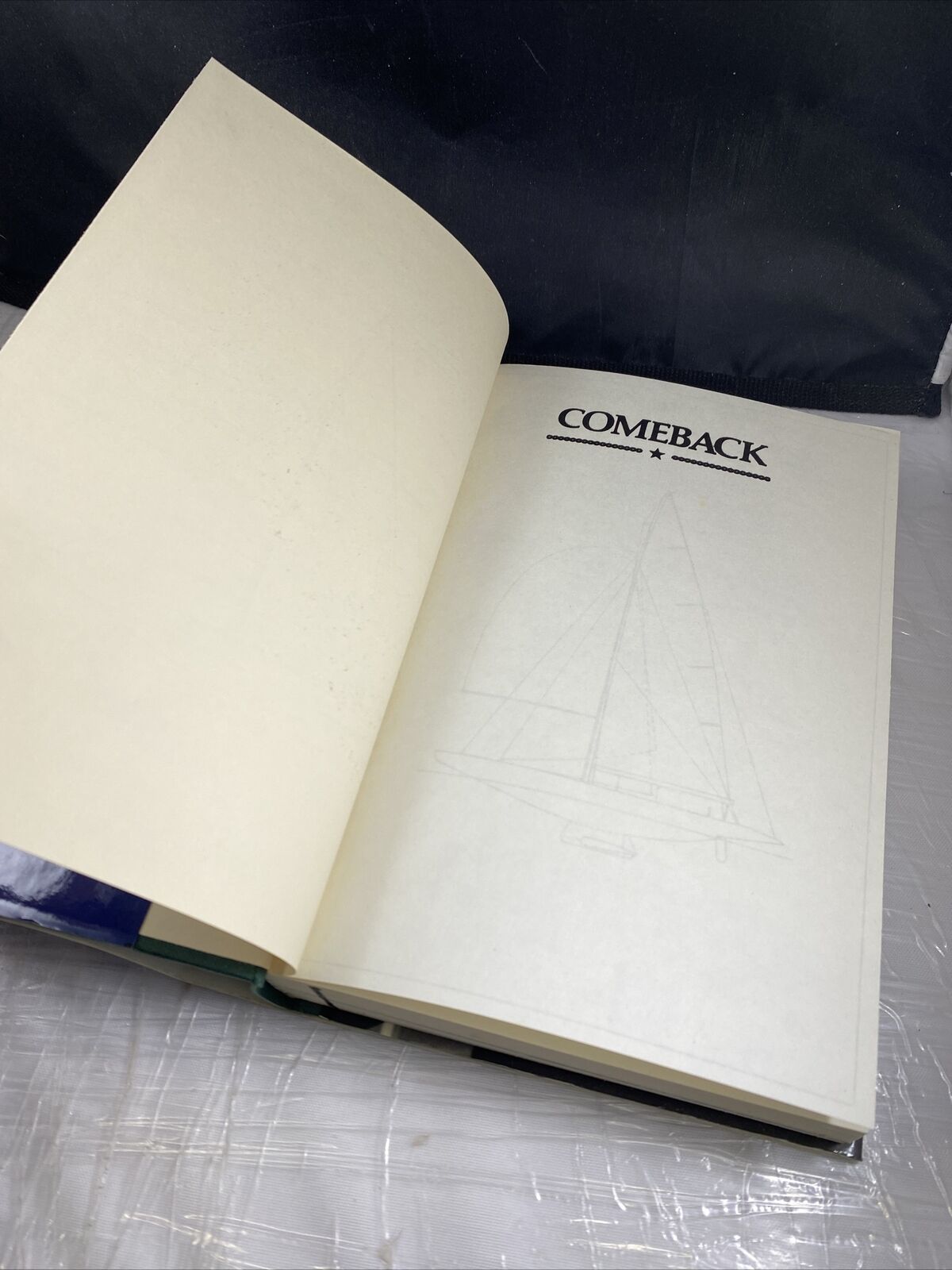 Comeback My Race for the America's Cup Dennis Conner Rare First UK Print Sailing