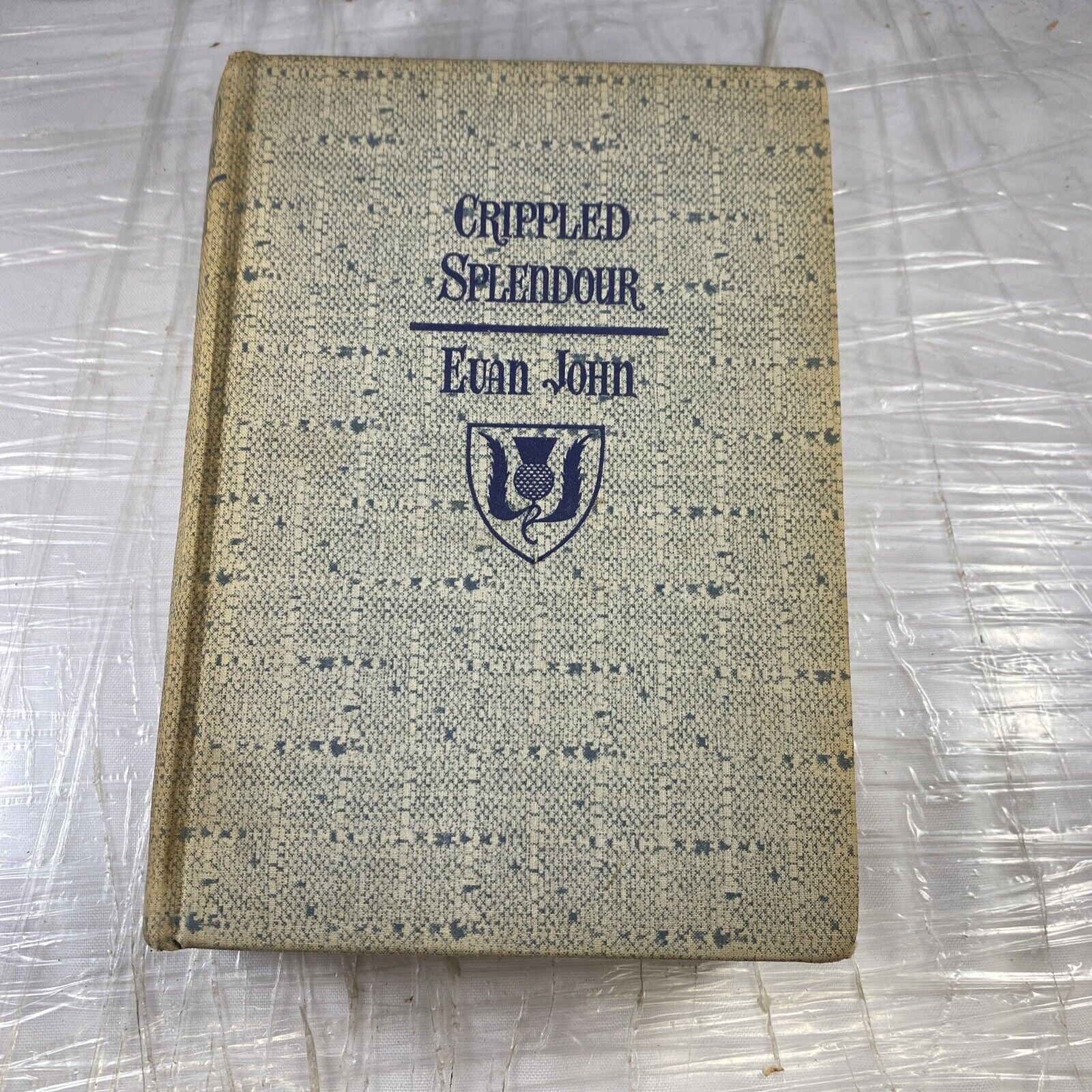 Crippled Splendour Evan John 1938 Historical Fiction Vintage Hardcover Rare