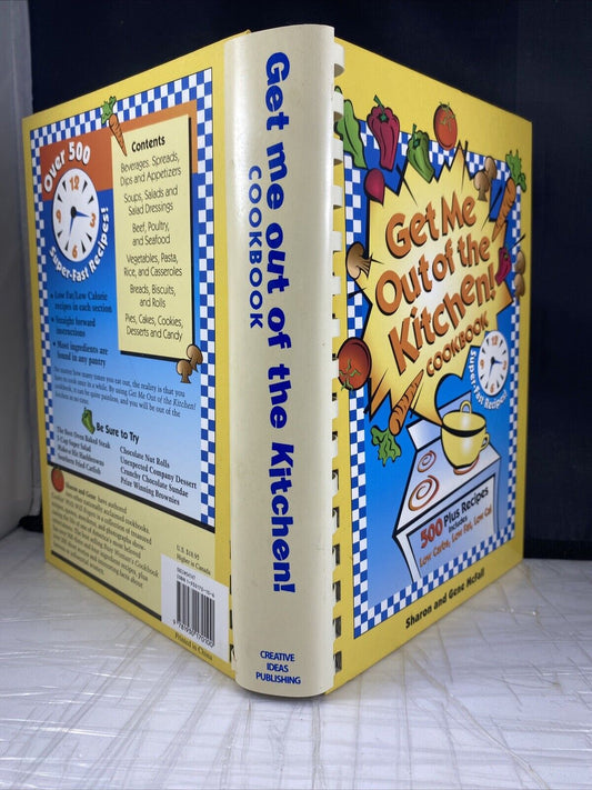 Get Me Out of the Kitchen Cookbook Spiral Sharon And Gene McFall Vintage Recipe