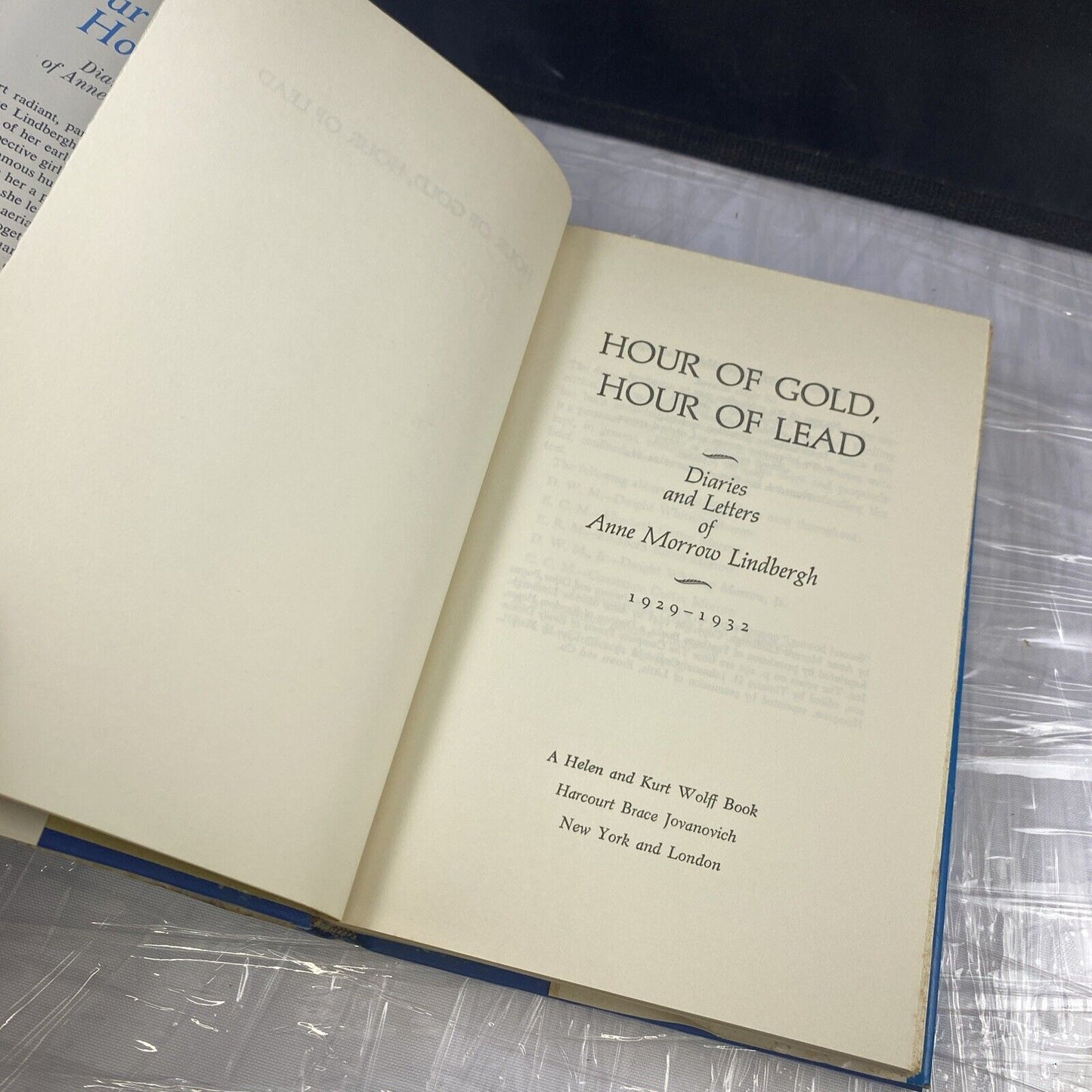 Hour of Gold Hour of Lead 1973 Hardcover Early 1900s Memoir & Travel Stories