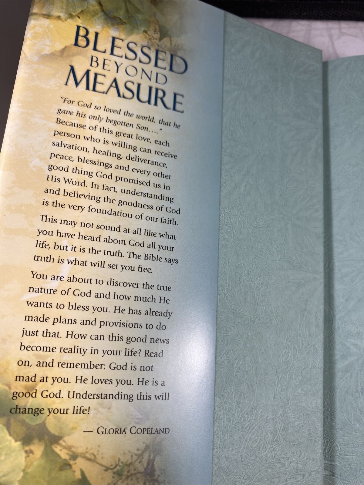 Blessed Beyond Measure Gloria Copeland Like New Christian 2004 Hardcover Dj