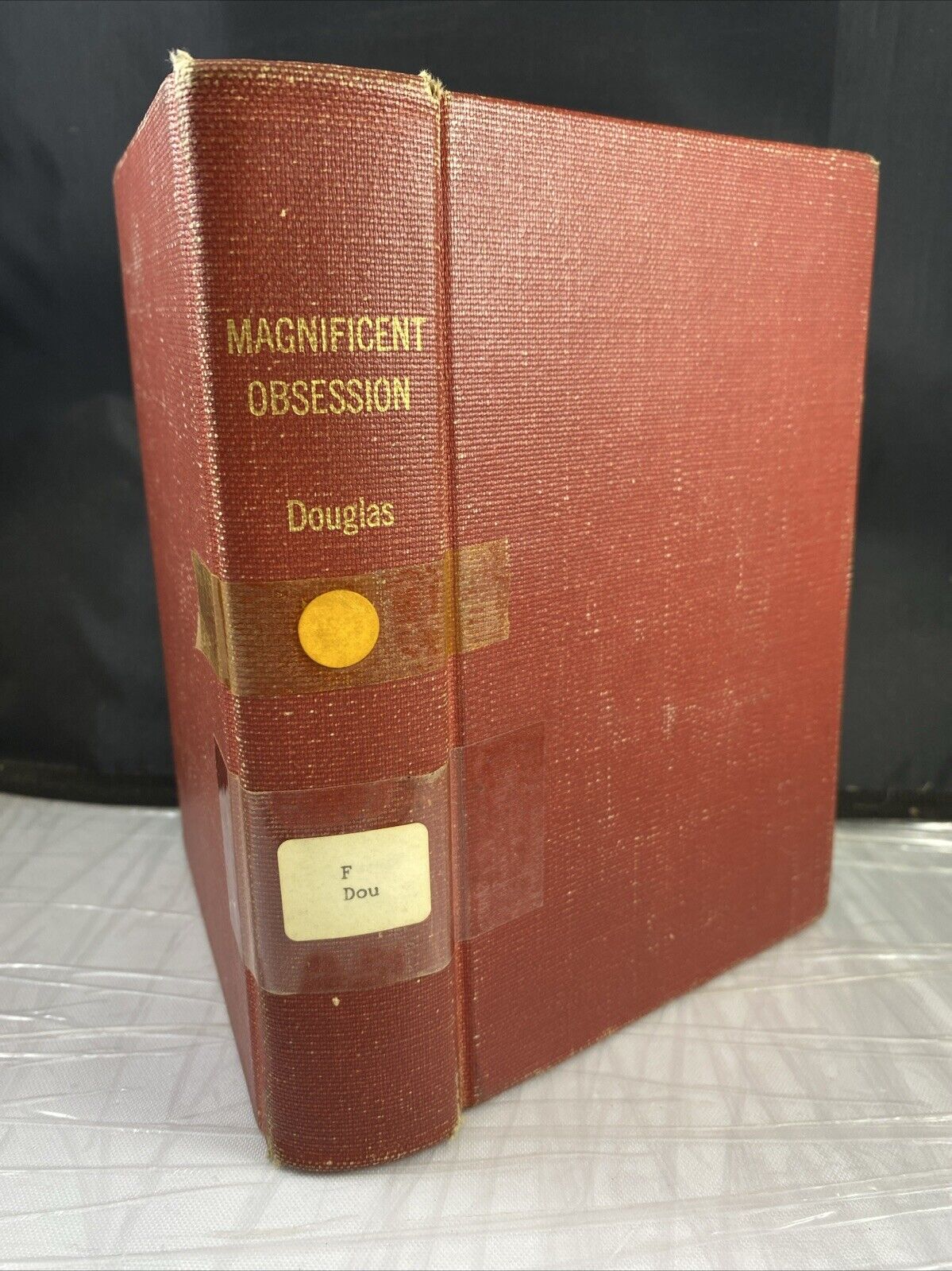 Vintage MAGNIFICENT OBSESSION by Lloyd C. Douglas, 1929 HC Mt Vernon Ex Lib Rbnd