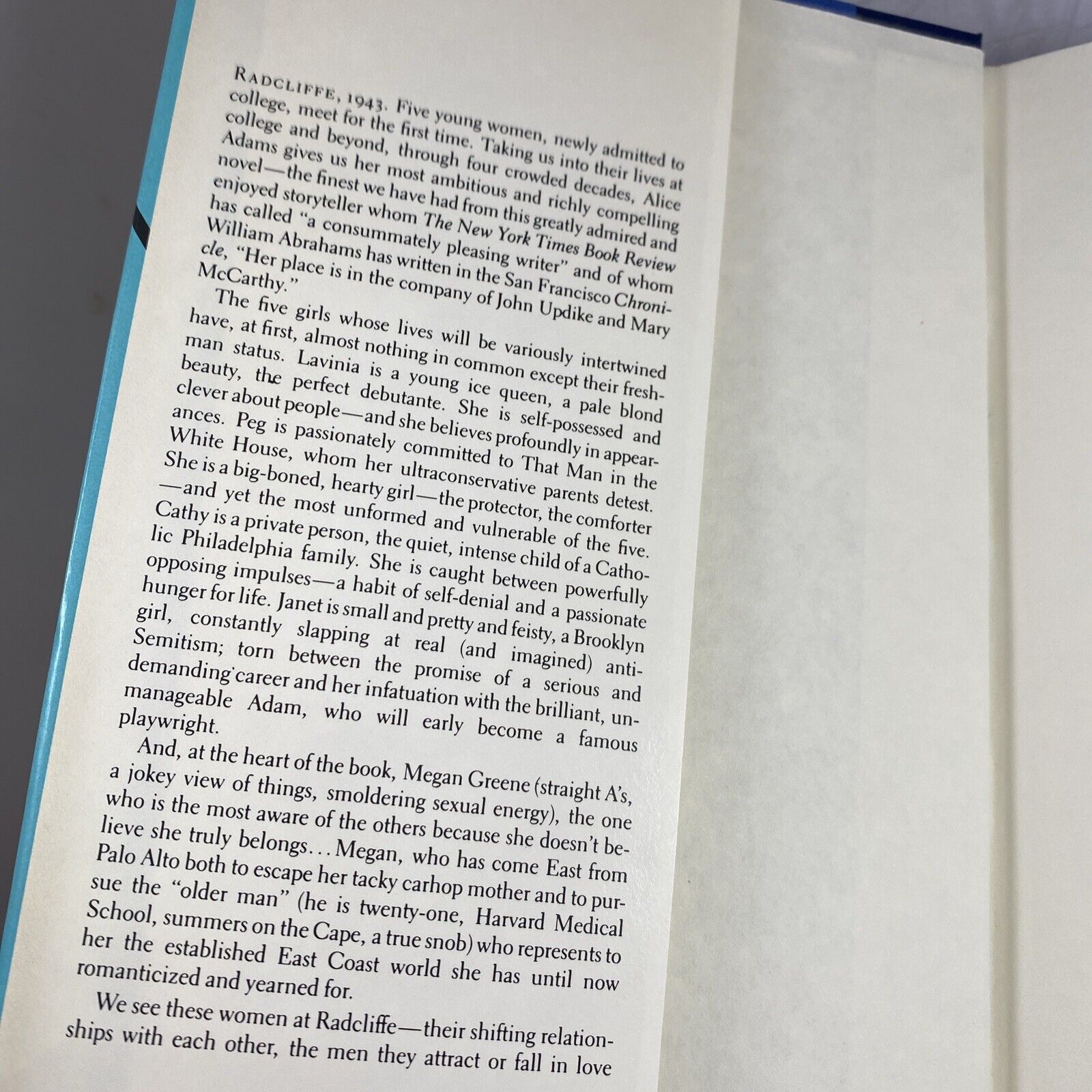 Superior Women : A Novel by Alice Adams Hard Cover 1984 Book Club Ed.