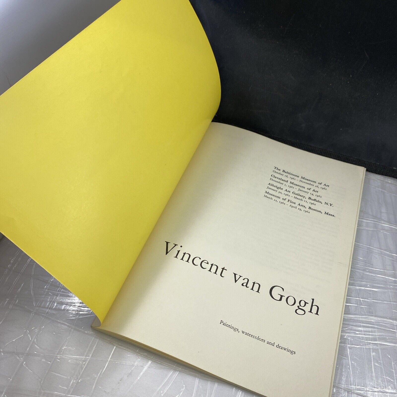 Vincent Van Gogh Museum Art Book (1959) Color Photos Anthology Made Netherlands